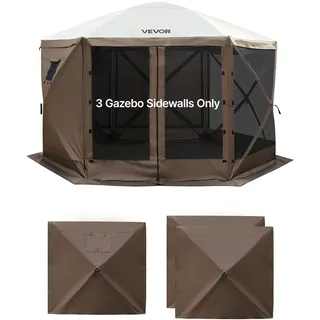 Vevor Seitenwände für Pavillon 1 Stück 1,73 x 1,48 m Braun