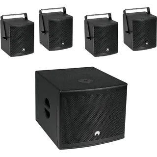 Omnitronic MOLLY-12A + 4x MOLLY-6 Top schwarz