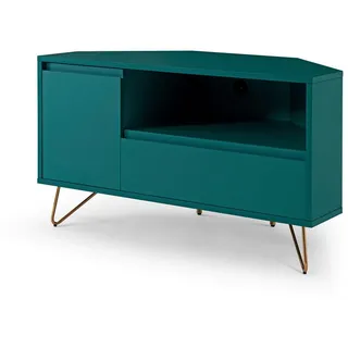 Livetastic Lowboard , Blau , Metall , 100x58x50 cm , stehend , Wohnzimmer, TV Möbel, Lowboards, Lowboards stehend