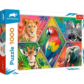 Trefl Puzzle - ANIMAL PLANET - Exotic Animals (1000 pieces) Boden
