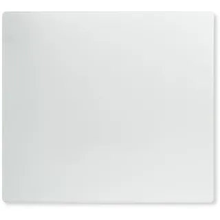 bremermann Herdabdeckplatte Glas, ca. 55,7 x 50 cm , Weiß , 50x0.5x55.7 cm , Küchen, Küchenelektrogeräte, Herde, Herdabdeckplatten