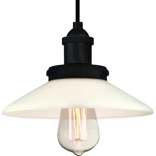 Pendelleuchte Abigail Bronze und Milchglas mit 1 Lichtquelle - Bronze