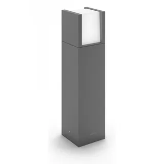 Philips Sockelleuchte Aluminium 40,0 cm IP44 wasserfest grau