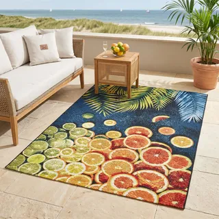 Sansibar Rantum Beach 004 Outdoor-Teppich 120 x 180 cm Mehrfarbig