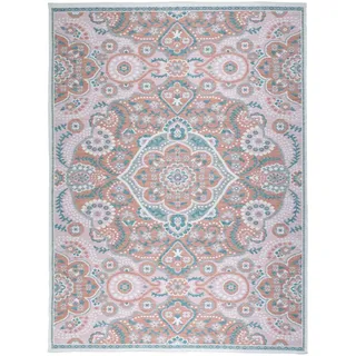 Outdoor Teppich Boho - Vedra Medaillon Rosa - 80x150cm | Wetterfest - Polypropylene - Kitchen - Terrasse teppich - Outdoor rug