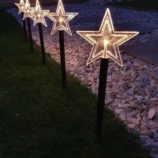 FHS International FHS LED-Leuchtstäbe Stern warmweiß