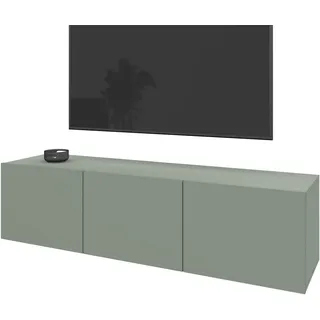 borchardt Möbel Sophia TV-Schrank 139 cm Grün MDF/Spanplatte/Melamin