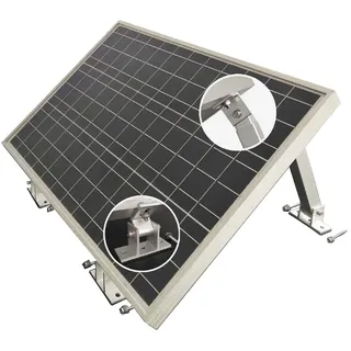 EnjoySolar Solarpanel-Halterung Aluminium verstellbar 10° - 30°