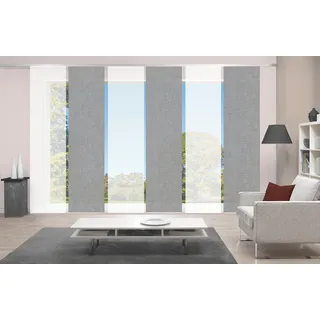 VISION S Schiebegardine »PIVE 6er SET« Paneelwagen 6 Stk. tlg. Schiebevorhang Digidruck 6er Set PIVE, grau