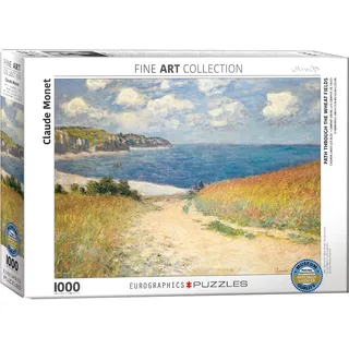 Eurographics EG60001499 Puzzle Strandweg zwischen Weizenfeldern von Claude Monet mehrfarbig