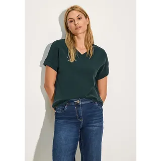 Cecil Sweatshirt, in Unifarbe Cecil fir green M (40)