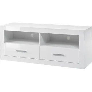 Home Affaire Bianco Lowboard 150 cm Weiß Holzwerkstoff