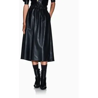 A|X Armani Exchange für Damen. XW001240AF16106UC001 Midirock schwarz (L), Lässig, Polyester