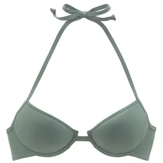 BENCH Bikini-Top Damen Grün 34 Cup C