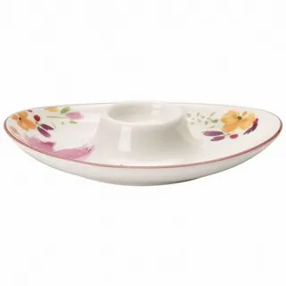 Villeroy & Boch Eierbecher , Multicolor , Keramik , Blume , oval , 14x14x13 cm , Geschirr, Tischkultur & Serviergeschirr, Eierbecher