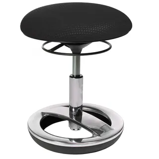 Topstar Kindersitzhocker Sitness Bobby Alu poliert schwarz