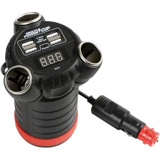 LAMPA 38926 Zigarettenanzünder-Verteiler Doppel Zigarettenanzünder mit Sicherung