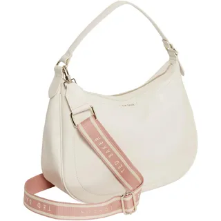 Ted Baker Damen S283921ivoryo/S Große Hobo-Tasche aus Gurtband aus Leder, elfenbeinfarben