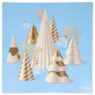 ZMILE COSMETICS Beauty Adventskalender '3D Christmas Trees’ - 24 Überraschungen zum Schminken und Stylen im tradionellen Türchen-Adventskalender mit veganer Kosmetik