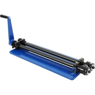 Sickenmaschine Blech Wulstwalze Maschine, Blechumformung Rolling Tool Manuelle Einstellbare Biegemaschine mit 6 Profilrollen, zum Blech/Eisen/Weichstahl/Aluminium Biegen