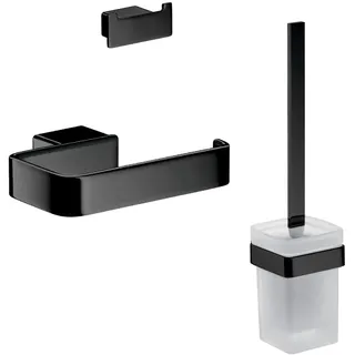 EMCO WC-Set Badaccessoire schwarz