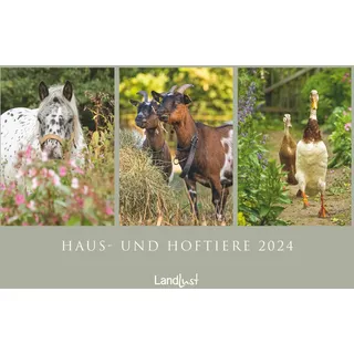 Landlust: Haus- und Hoftiere 2024 Wand-Kalender - Poster-Kalender - Fotografie - Gartenkalender 62x45