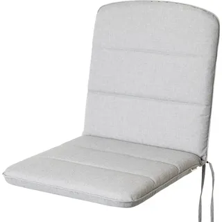 PillowPrim Gartenmöbel Kissen, für Stuhle oder Liege, balkon, outdoor, Liegenauflage, Polster, Sofa, Rutschfeste Schicht, Grau, 102 x 50 x 6 cm - Grau