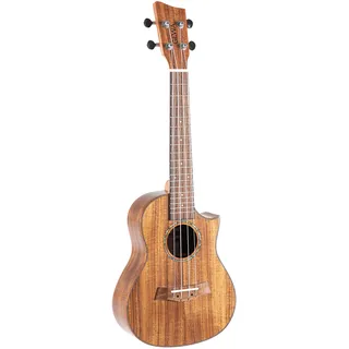 GEWA Concert Ukulele Manoa - Korpus Koa - mit Cutaway - Natur Hochglanz - inkl. gepolstertem Gig Bag - S-CO-KN