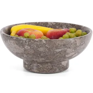 MARBLE RANGE Obstschale für Küchentheke, 25,4 cm, handgefertigt, dekorative Schalen für Heimdekoration, Eingangstisch, moderne Süßigkeitenschale, ideales Obstgericht