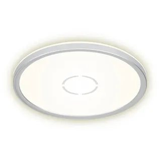 Briloner LED-Deckenleuchte 18 W rund Weiß-Silber