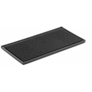 barup HENDI Barmatte, BarUp, zum Trocknen und Aufbewahren von Gläsern und Geschirr, Abtropfmatte, rutschfeste Matte, 300x150x(H) 9mm, TPE, Schwarz