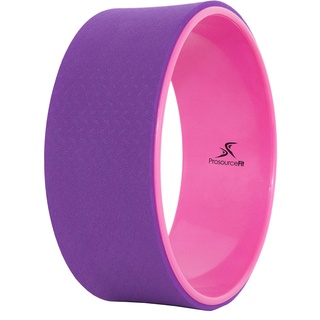 ProsourceFit Yoga Wheel Prop 12” for Improving Yoga Poses, Backbends, Flexibility, Balance, Stretching, Relaxation