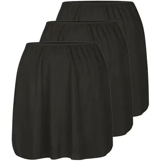 Nina Von C. Unterrock "3er Pack Halbrock Länge Elegance", schwarz