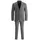 Franco Anzug Light Grey Melange 46