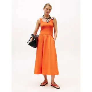 Tommy Hilfiger A-Linien-Kleid »5X2 RIB MIDI MIX F&F DRS«