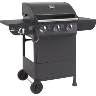 El Fuego Gasgrill Columbus 3-Brenner + Seitenkocher ca. 117,5 x 107,5 x 58,5 cm