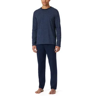 SCHIESSER Schlafanzug Casual Essentials Blau 56