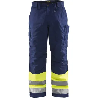 Blaklader 18621811 Winterhose High Vis, Gelb/Marine, grootte D104