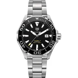 Tag Heuer Aquaracer Herrenuhr silber schwarz WAY201A.BA0927