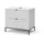 Waschbeckenunterschrank Eliza, 70 x 63 cm mit 2 ausziehbaren Schubladen, - Weiß