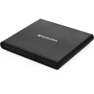 Verbatim USB 2.0, 8x/6x/24x, Slimline Portable, schwarz,