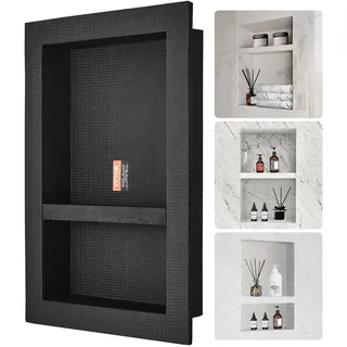 VEVOR Wandnische 10x40,64x60,96cm Duschnische Nische Befliesbar Doppellagig Wasserdicht Nischeneinbau Rückwandmaterial (XPS, Holz, Zement) Geeignet für Badezimmer Schlafzimmer Arbeitszimmer