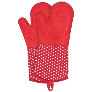 Wenko Topfhandschuhe Silikon", rot,