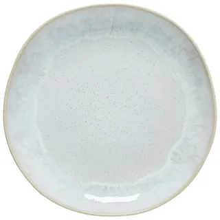 Dessertteller-Set, 6-tlg. Coco - Kuchenteller, Servierteller, Effektglasuren - Steingut - ca. Ø22 cm - Silber