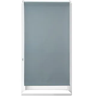 Relaxdays Verdunkelungsrollo 90 x 210 cm grau