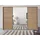 Schwebetürenschrank OTELI 323 x 214 x 68 cm Beige/Braun