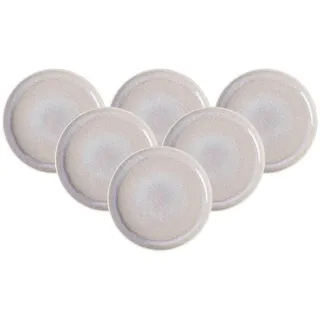 Villeroy & Boch Speiseteller Perlemor Sand ø 27,1 cm 6er Set beige