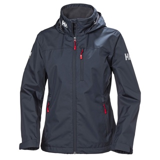 HELLY HANSEN W Crew Hooded Jacket Marineblau, M