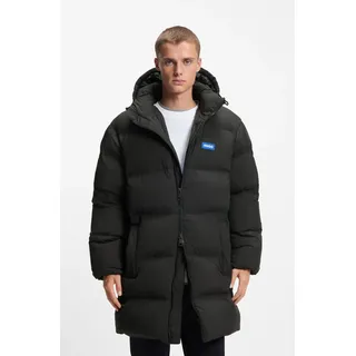 Winterjacke HUGO BLUE "Bodi", Herren, Gr. XXL, schwarz001, Web, Obermaterial: 100% Polyamid, unifarben, relaxed fit Po-bedeckend, hoch geschlossener Ausschnitt, elastischer Bund, Jacken Winterjacke, mit Kapuze, warm wattiert, Relaxed Fit