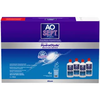 Alcon Aosept Plus Peroxid-Lösung 4 x 360 ml